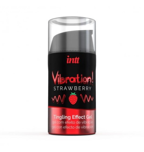Żel Stymulujący Vibration! Strawberry 15 Ml intt