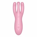 Wibrator do łechtaczki Threesome 4 Connect App Pink Satisfyer