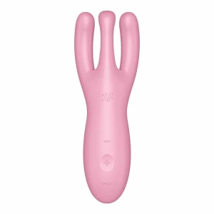 Wibrator do łechtaczki Threesome 4 Connect App Pink Satisfyer