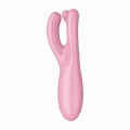 Wibrator do łechtaczki Threesome 4 Connect App Pink Satisfyer