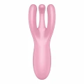 Wibrator do łechtaczki Threesome 4 Connect App Pink Satisfyer