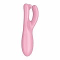 Wibrator do łechtaczki Threesome 4 Connect App Pink Satisfyer