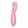 Wibrator do łechtaczki Threesome 4 Connect App Pink Satisfyer