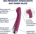Wibrator do punktu G Spinning G-Spot 1 Red Satisfyer