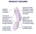 Wibrator wielofunkcyjny Curvy Trinity 2 violet Satisfyer