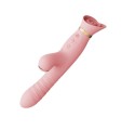 Wibrator Wielofunkcyjny Rose Thruster Strawberry Pink Zalo