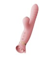 Wibrator Wielofunkcyjny Rose Thruster Strawberry Pink Zalo