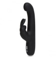 Wibrator Króliczek Slimline G-Spot Rabbit Vibrator Black Happy Rabbit