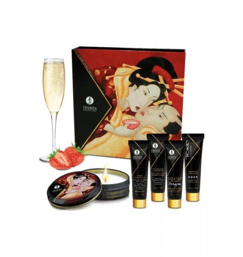 Zestaw Kosmetyków Geisha'S Secrets Sparkling Strawberry Wine Shunga