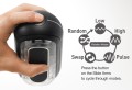 Masturbator Flip Zero Electronic Vibration Black Tenga