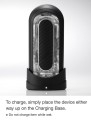 Masturbator Flip Zero Electronic Vibration Black Tenga