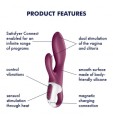 Wibrator Króliczek Heated Affair Connect App Satisfyer