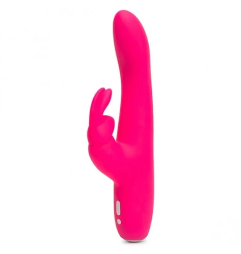 Wibrator Króliczek Slimline Curve Rabbit Vibrator Pink Happy Rabbit