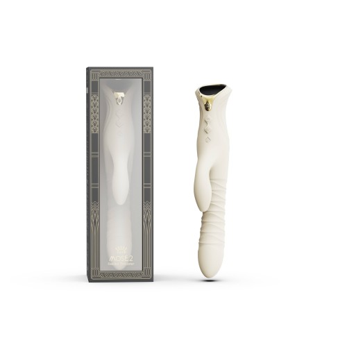Wibrator króliczek Mose 2 Ivory White Zalo