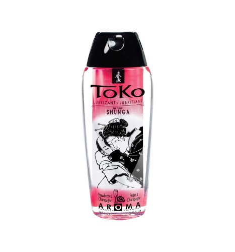 Jadalny Lubrykant O Smaku Szampana Z Truskawkami Toko Aroma Personal Lubricant Sparkling Strawberry Wine 165Ml Shunga